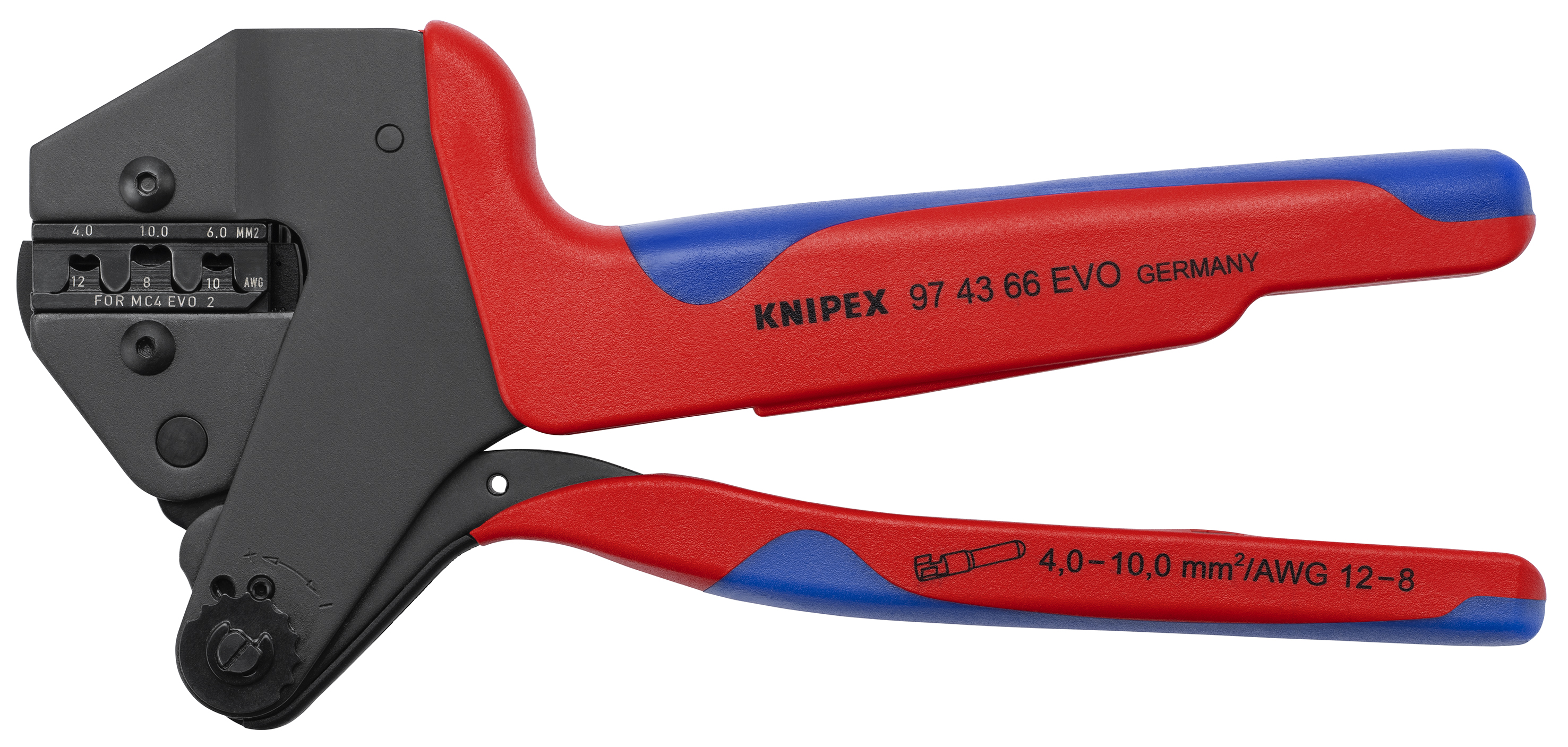 Crimp System Pliers for exchangeable crimping dies 