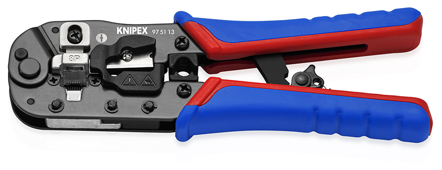 Crimping Pliers for RJ45 Western plugs  