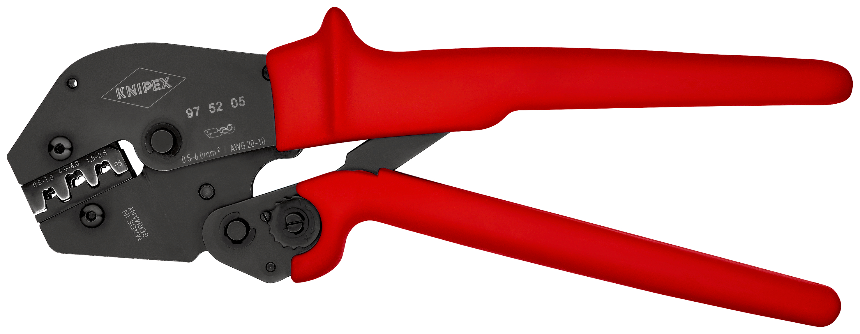 Crimping Pliers for two-hand operation 