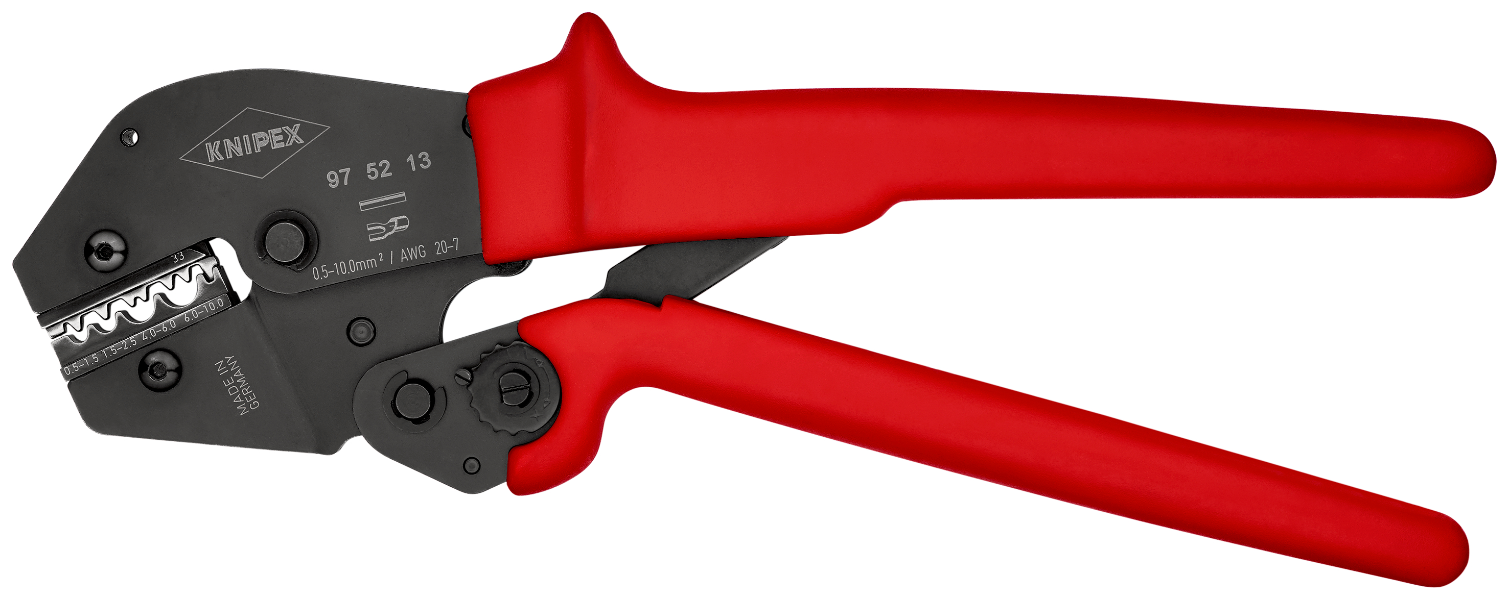 Crimping Pliers for two-hand operation 