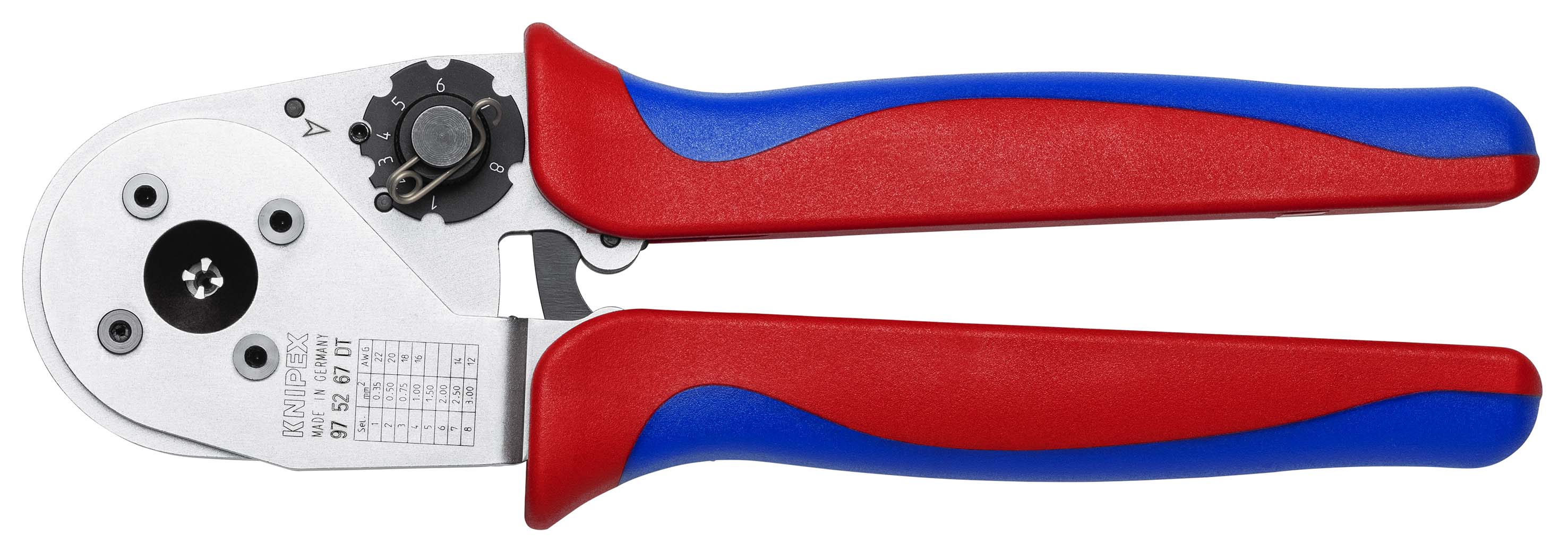 Four-Mandrel Crimping Pliers for DT contacts  