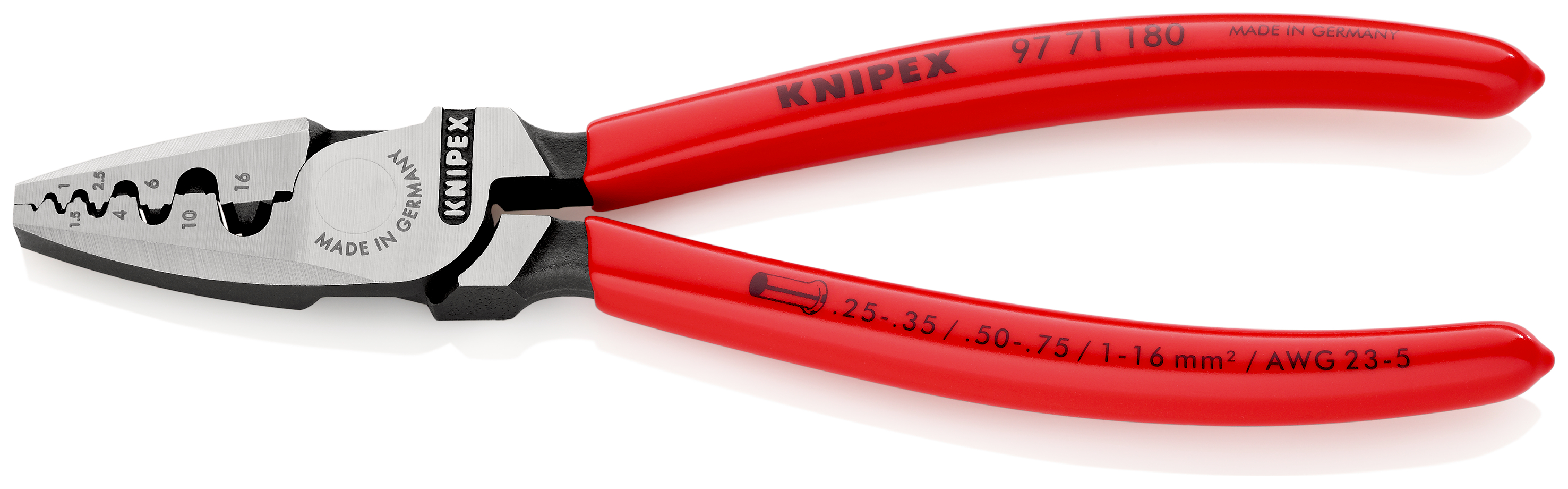 Crimping Pliers for wire ferrules  