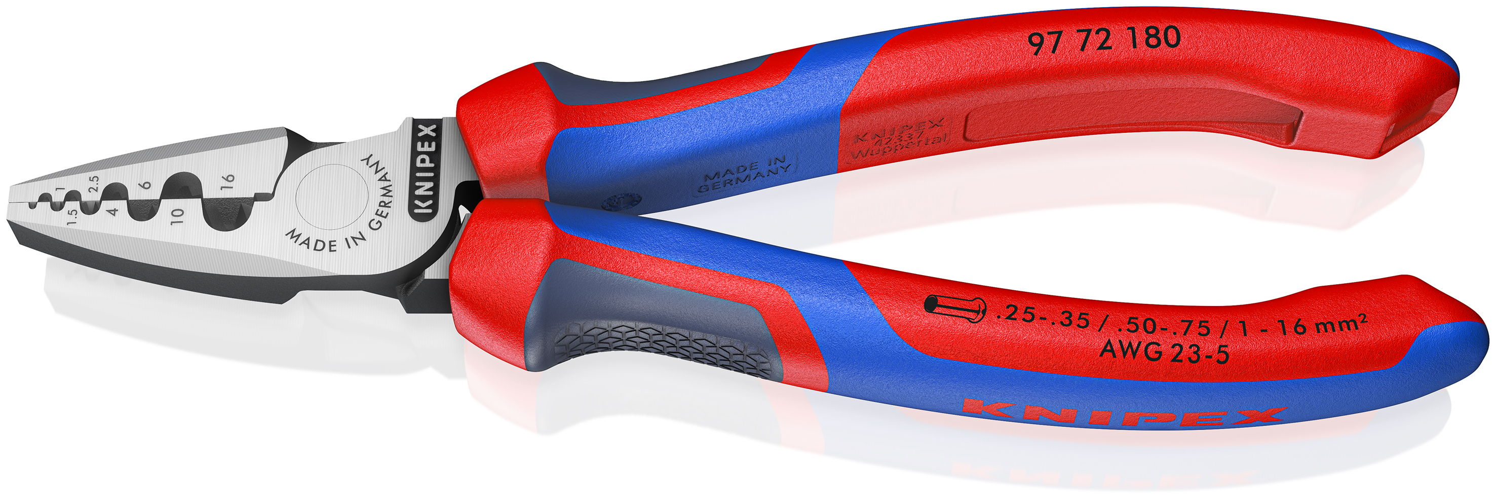 Crimping Pliers for wire ferrules  